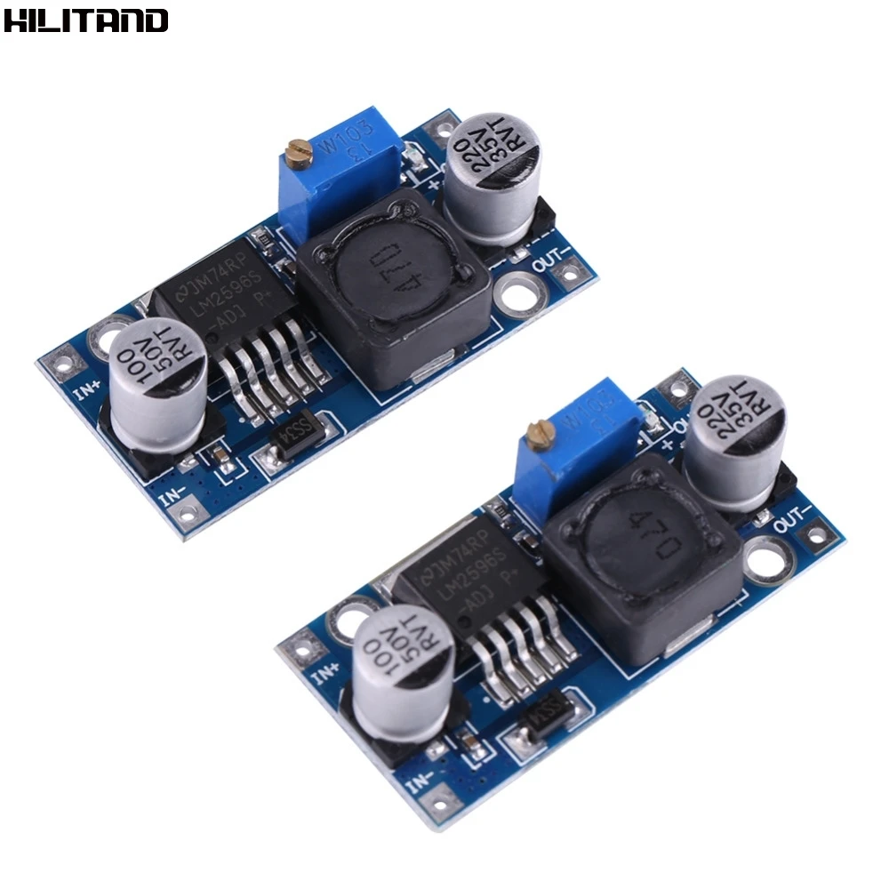 2pcs/set 3A DC-DC Buck Converter Ajustable Step-down Power Supply Modules Buck Converters DC 3.2V~35V to DC 1.25V~35V
2pcs/set 3A DC-DC Buck Converter Ajustable Step-down Power Supply Modules Buck Converters DC 3.2V~35V to DC 1.25V~35V