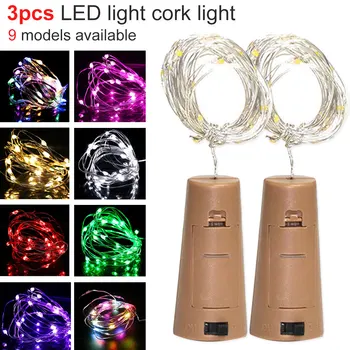 2M 20 LED Wine Bottle Lights Cork Battery Powered Garland DIY Christmas String Lights String Light With Bottle Stopper
2M 20 LED Wine Bottle Lights Cork Battery Powered Garland DIY Christmas String Lights String Light With Bottle Stopper