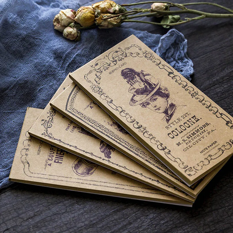 Simple European Style Kraft Paper Memo Pad Notepad Kawaii Sticky Notes Office School Supplies Creative Stationery
Simple European Style Kraft Paper Memo Pad Notepad Kawaii Sticky Notes Office School Supplies Creative Stationery