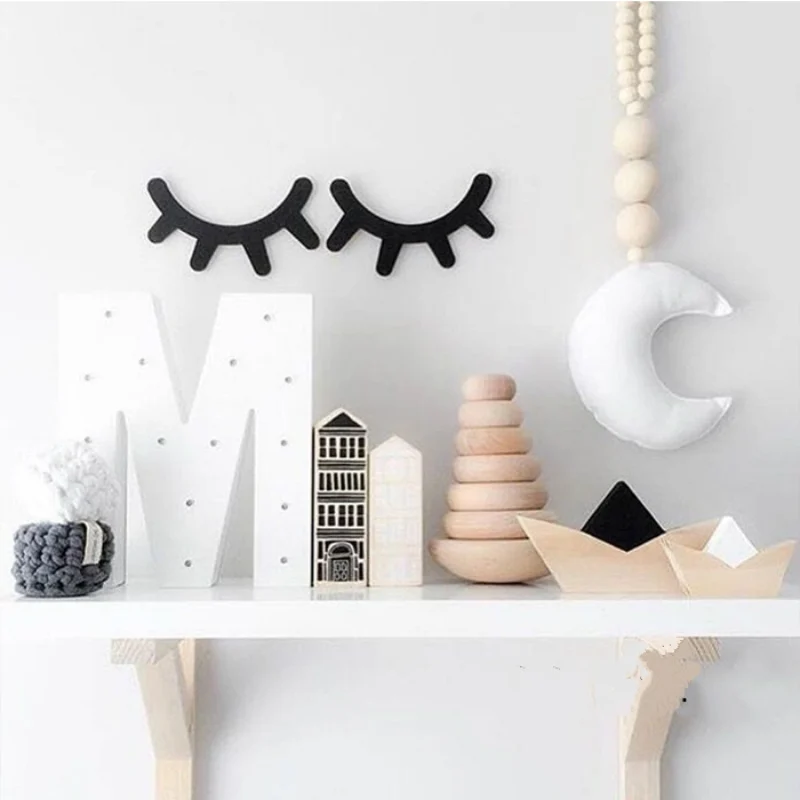 Cute Eyelash Baby Room Decoration Wall Stickers Wood Baby Cribs Room Kids Room Decoration Wall Sticker 1 Pair Photography Props
Cute Eyelash Baby Room Decoration Wall Stickers Wood Baby Cribs Room Kids Room Decoration Wall Sticker 1 Pair Photography Props