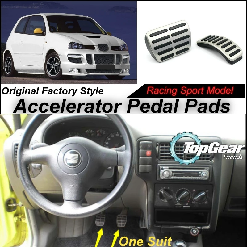 Litanglee Car Accelerator Pedal Pad / Cover of Original Factory Sport Racing Model Design For Seat Arosa 1997~2005 Tuning
Litanglee Car Accelerator Pedal Pad / Cover of Original Factory Sport Racing Model Design For Seat Arosa 1997~2005 Tuning