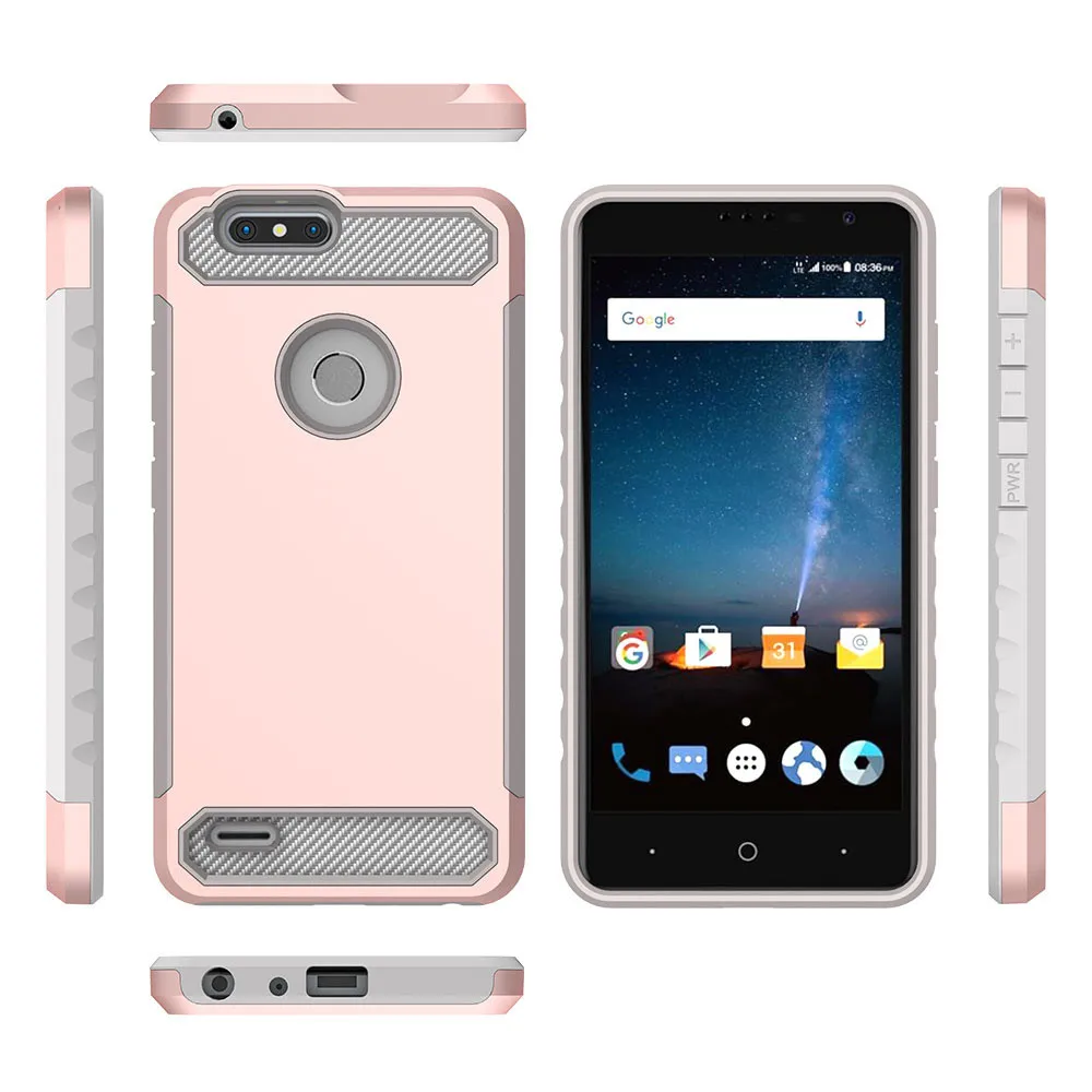 Shockproof Lightweight Case Bling Hard Soft Rubber Impact Armor Anti-scratch Dust-proof Case Back Hybrid Cover For ZTE Z982 
Shockproof Lightweight Case Bling Hard Soft Rubber Impact Armor Anti-scratch Dust-proof Case Back Hybrid Cover For ZTE Z982