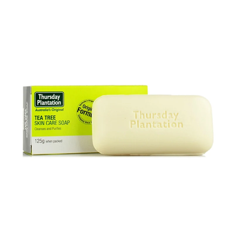 Thursday Plantation Tea Tree Soap 125g deal for removing the build up of oil and dirt for all skin types Pure Tea Tree Oil Soap
Thursday Plantation Tea Tree Soap 125g deal for removing the build up of oil and dirt for all skin types Pure Tea Tree Oil Soap