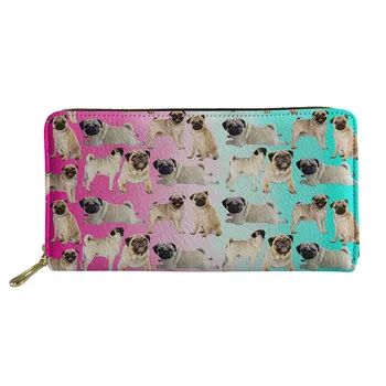 THIKIN Cute French Bulldog Pug Dog Women Leather Purse Multifunction Wallet with Zipper Money Bag Custom Images Ladies Fashion
THIKIN Cute French Bulldog Pug Dog Women Leather Purse Multifunction Wallet with Zipper Money Bag Custom Images Ladies Fashion