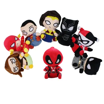 

8styles Super Heroes Plush Dolls Toys Superman batman the flash wonder woman Aquaman Lovely toys Kids Gift