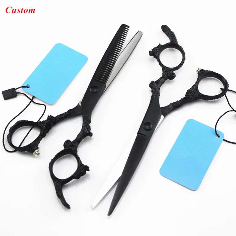 Custom japan 440c 5.5 6 inch dragon hair cutting scissors barber makas thinning shears haircut scissor hairdressing scissors set
Custom japan 440c 5.5 6 inch dragon hair cutting scissors barber makas thinning shears haircut scissor hairdressing scissors set