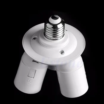 Popular 3 in 1 E27 Base LED Light Lamp Bulb Adapter Holder Socket Splitter For Softbox New
Popular 3 in 1 E27 Base LED Light Lamp Bulb Adapter Holder Socket Splitter For Softbox New