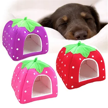 2018 New Practical Foldable Soft Sponge Bed Strawberry Bed Pet Dog Cat Bed House Kennel Doggy Warm Plush Cushion Basket Cat Tent
2018 New Practical Foldable Soft Sponge Bed Strawberry Bed Pet Dog Cat Bed House Kennel Doggy Warm Plush Cushion Basket Cat Tent