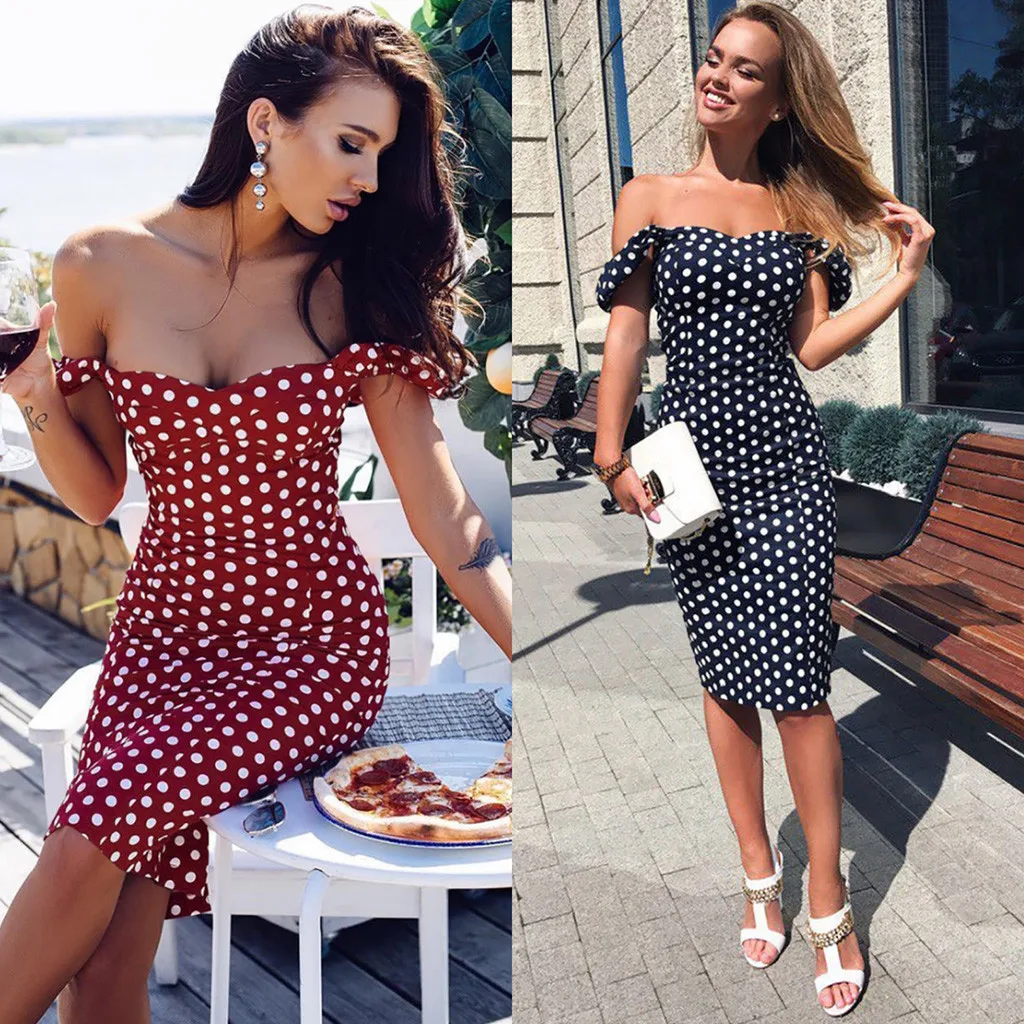 feitong May new product Women's Sexy Off Shoulder Dot Printed Bodycon Evening Party Short Mini Dress платье Vestidos #@S
feitong May new product Women's Sexy Off Shoulder Dot Printed Bodycon Evening Party Short Mini Dress платье Vestidos #@S