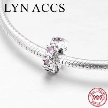 100% Real 925 Sterling Silver Starry glory pink CZ Stars fine Beads Jewelry making Fit Original Pandora Charm Bracelet DIY Gift
100% Real 925 Sterling Silver Starry glory pink CZ Stars fine Beads Jewelry making Fit Original Pandora Charm Bracelet DIY Gift