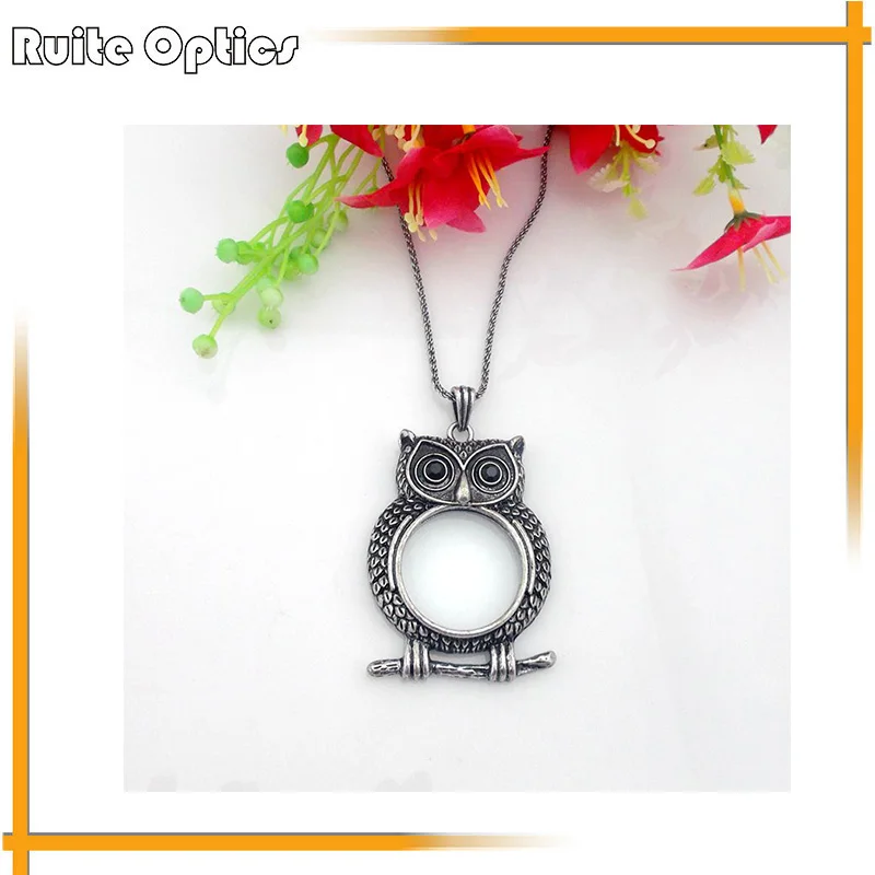 1PC 3x Portable Gift Owl Necklace Reading Magnifier Decoration Pendant Necklace Decorative Magnifying Glass Loupe
1PC 3x Portable Gift Owl Necklace Reading Magnifier Decoration Pendant Necklace Decorative Magnifying Glass Loupe