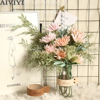 Artificial Flower Crab Claw Chrysanthemum Dragon Claw Chrysanthemum Bunch Household Rayon Chrysanthemum DIY Bouquet Decoration
Artificial Flower Crab Claw Chrysanthemum Dragon Claw Chrysanthemum Bunch Household Rayon Chrysanthemum DIY Bouquet Decoration