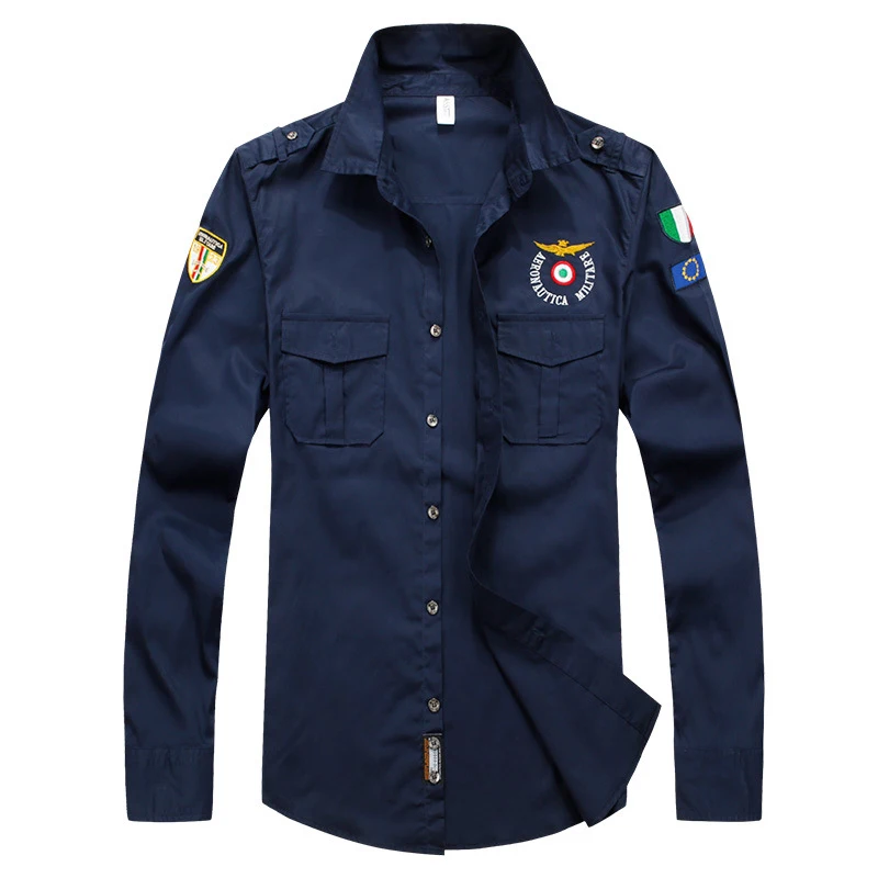 New Men Air Force One Cotton Shirt Spring And Autumn Tactical Shirts Military Style Lapel Casual Solid Men Tactical Shirts
New Men Air Force One Cotton Shirt Spring And Autumn Tactical Shirts Military Style Lapel Casual Solid Men Tactical Shirts