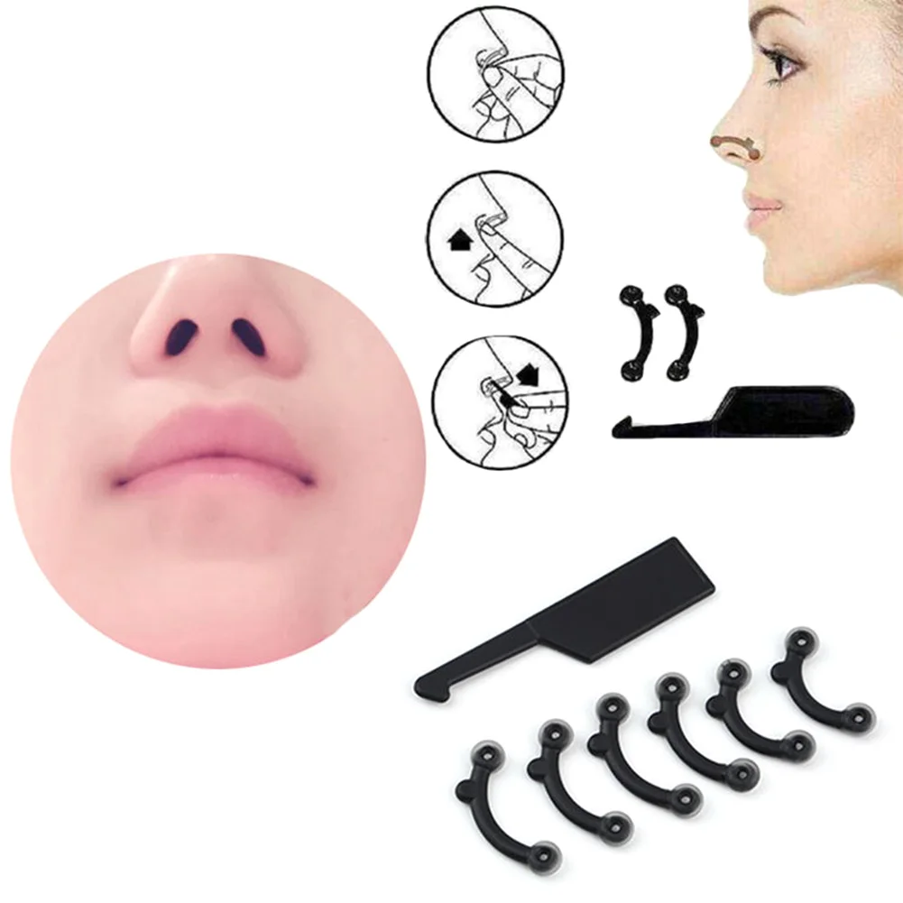 9 piece/ Set Nose Up Lifting Shaping Clip Clipper Nose Shaper 3D Correction Beauty Nose Up Stealth Lifting Shaper Massager
9 piece/ Set Nose Up Lifting Shaping Clip Clipper Nose Shaper 3D Correction Beauty Nose Up Stealth Lifting Shaper Massager