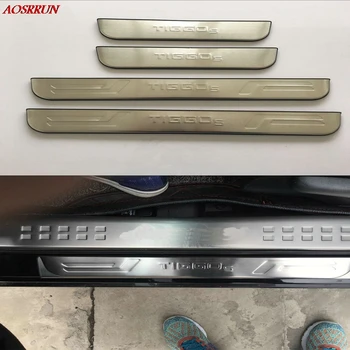 For Chery Tiggo 5 2014 2015 2016 Stainless Steel Door Sill Strip Welcome Pedal Trim Auto Car Styling Stickers Accessories 4pcs
For Chery Tiggo 5 2014 2015 2016 Stainless Steel Door Sill Strip Welcome Pedal Trim Auto Car Styling Stickers Accessories 4pcs