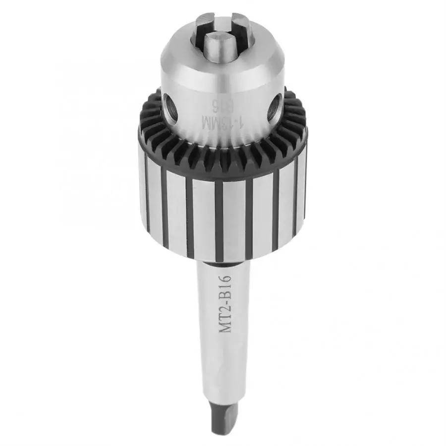 1-13mm Drill Chuck Capacity Carbide Steel MT2-B16 Arbor Key Type Drill Chuck Mini Lathe Tool
1-13mm Drill Chuck Capacity Carbide Steel MT2-B16 Arbor Key Type Drill Chuck Mini Lathe Tool