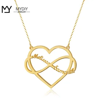 Heart Infinity Name Necklace 925 sterling silver Choker Custom Necklaces & Pendants Romantic Gift Personalized Jewelry
Heart Infinity Name Necklace 925 sterling silver Choker Custom Necklaces & Pendants Romantic Gift Personalized Jewelry