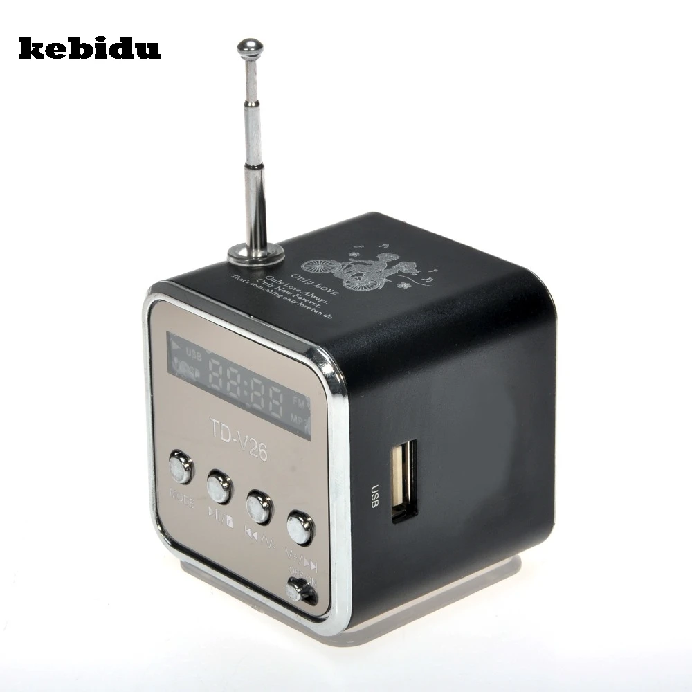 kebidu TD-V26 Mini Digital Speaker LCD Sound Micro SD/TF FM Radio Music Stereo Loudspeaker 3 color for Laptop Mobile Phone MP3
kebidu TD-V26 Mini Digital Speaker LCD Sound Micro SD/TF FM Radio Music Stereo Loudspeaker 3 color for Laptop Mobile Phone MP3
