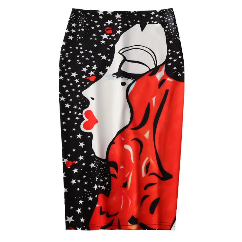 Womens Pencil Skirts Girl Character Print Holographic Skirt High Waist Slim Midi Split Sexy Japan Harajuku Female Falda LS080
Womens Pencil Skirts Girl Character Print Holographic Skirt High Waist Slim Midi Split Sexy Japan Harajuku Female Falda LS080