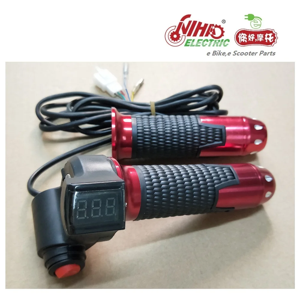 15 E-BIKE 12V-72V Ebike Twist Grip Throttle With Power Switch And LED Digital Voltage Display e Bike Bicycle Electric ZTECH
15 E-BIKE 12V-72V Ebike Twist Grip Throttle With Power Switch And LED Digital Voltage Display e Bike Bicycle Electric ZTECH