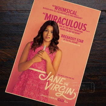 Jane the Virgin US TV Shows Vintage Retro Poster Decorative DIY Wall Sticker Canvas Paintings Home Posters Bar Art Decor Gift