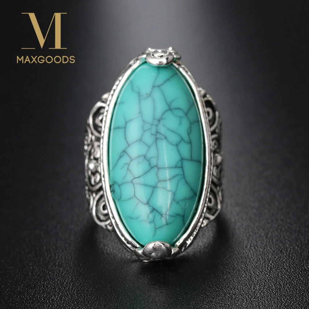 1 Pcs Vintage Bohemian Ring Antique Silver Color Tibetan Flower Tail Oval Blue Stone Finger Ring for Women Nice Gifts
1 Pcs Vintage Bohemian Ring Antique Silver Color Tibetan Flower Tail Oval Blue Stone Finger Ring for Women Nice Gifts
