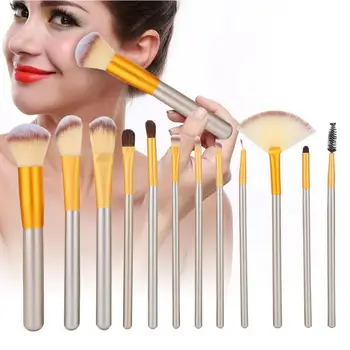 12Pcs Makeup Brushes Wooden Handle Cosmetics Set Foundation Eyeshadow Blush Brush with Storage Bag Make Up Brushes A
12Pcs Makeup Brushes Wooden Handle Cosmetics Set Foundation Eyeshadow Blush Brush with Storage Bag Make Up Brushes A
