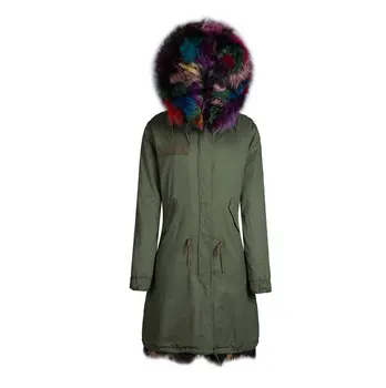 high quality real colorful fox fur jacket outerwear in cold winter with raccoon fur collar hood parka coats
high quality real colorful fox fur jacket outerwear in cold winter with raccoon fur collar hood parka coats