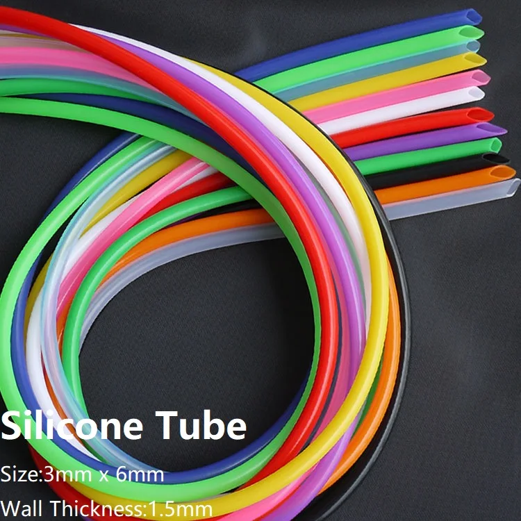 ID 3mm x 6mm OD Food Grade Flexible Silicone Rubber Hose Milk Beer Drink Pipe Tasteless Connector Tube Temperature Resistance
ID 3mm x 6mm OD Food Grade Flexible Silicone Rubber Hose Milk Beer Drink Pipe Tasteless Connector Tube Temperature Resistance