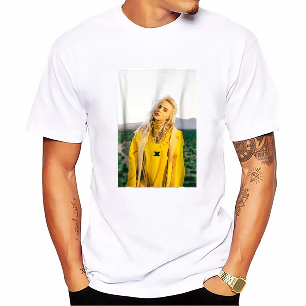 Billie Eilish Music Vintage T Shirt Cotton comfortable Crewneck Short Sleeve T-shirts For Men Casual New Couple's Mens T Shirts
Billie Eilish Music Vintage T Shirt Cotton comfortable Crewneck Short Sleeve T-shirts For Men Casual New Couple's Mens T Shirts