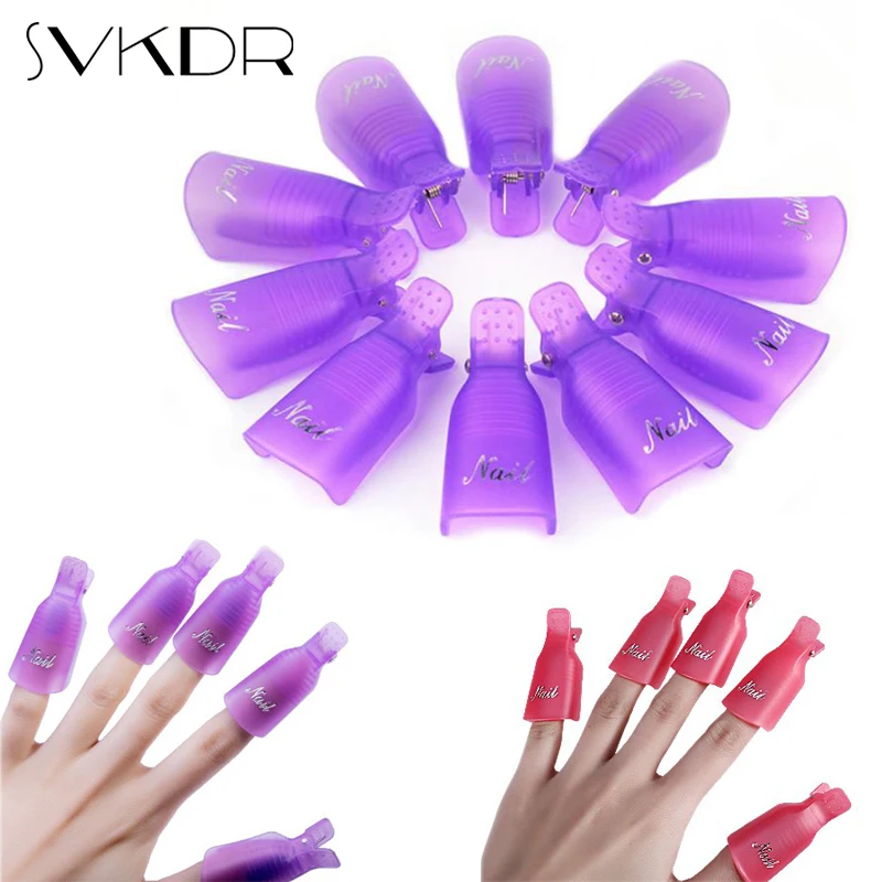 SVKDR 10PC Plastic Nail Art Soak Off Cap Clip UV Gel Polish Remover Wrap Tool Fluid for Removal of Varnish Pink Purple Color
SVKDR 10PC Plastic Nail Art Soak Off Cap Clip UV Gel Polish Remover Wrap Tool Fluid for Removal of Varnish Pink Purple Color