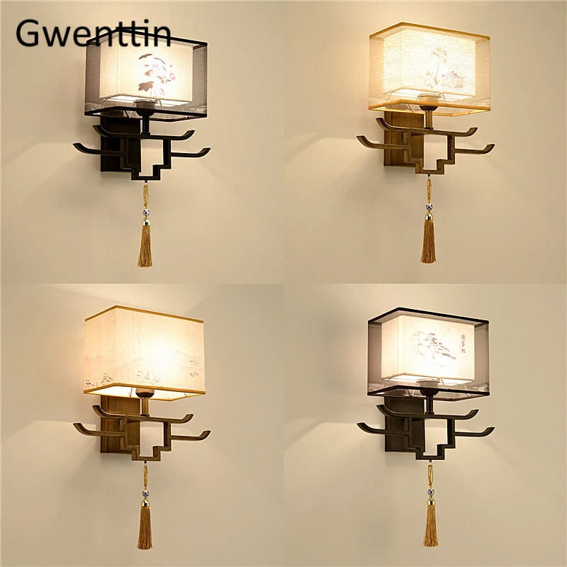 Chinese Style Wall Lamp Fabric Wall Light Mirror Sconces for Living Room Bedroom Bedside Modern Led Lighting Fixtures Luminaire
Chinese Style Wall Lamp Fabric Wall Light Mirror Sconces for Living Room Bedroom Bedside Modern Led Lighting Fixtures Luminaire