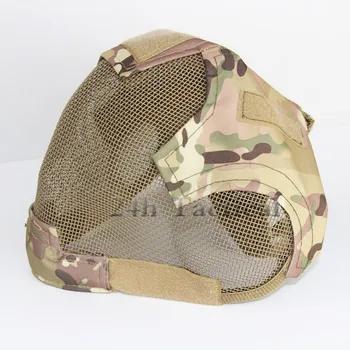 Military Tactical Full Face Metal Steel Wire Mesh Combat Mask Cover Face Ears Airsoft Military Paintball Masks
Military Tactical Full Face Metal Steel Wire Mesh Combat Mask Cover Face Ears Airsoft Military Paintball Masks