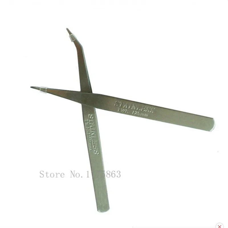 2Pcs /set New Stainless Steel Sewing Industrial Anti-static Tweezers watchmaker Repair Tools High Quality AA7723
2Pcs /set New Stainless Steel Sewing Industrial Anti-static Tweezers watchmaker Repair Tools High Quality AA7723