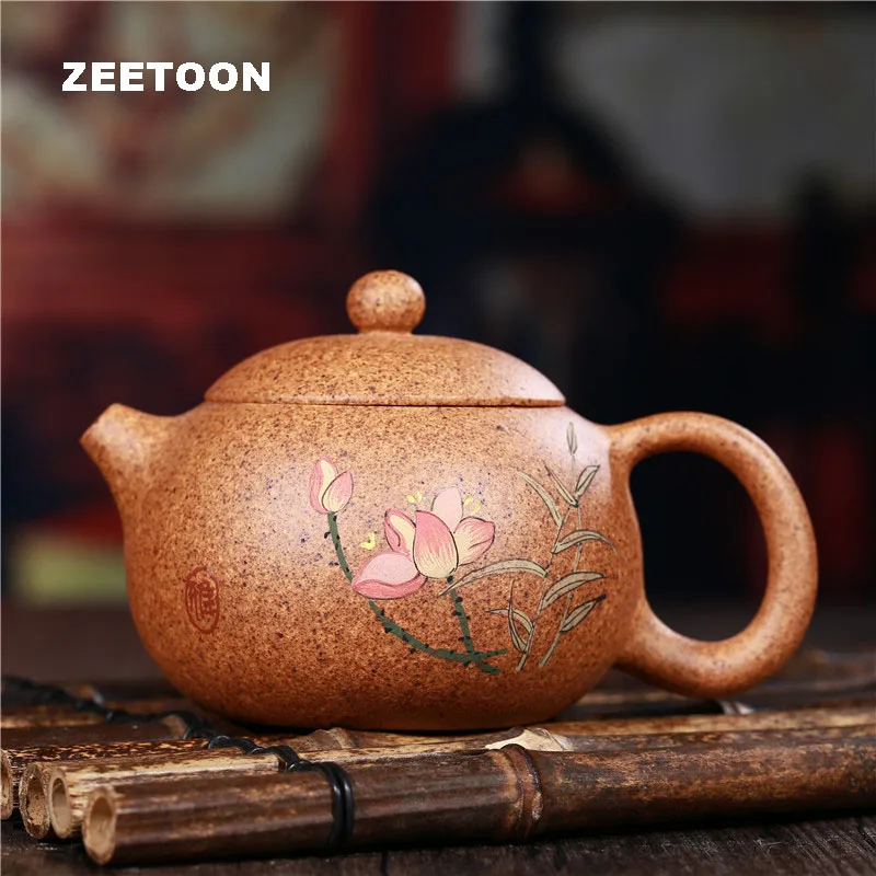 260cc Lotus Beauty Xi Shi Pot Authentic Yixing Teapot Chinese Health Kettle Purple Clay Tea Set Tea Pot Vintage Zisha Home Decor
260cc Lotus Beauty Xi Shi Pot Authentic Yixing Teapot Chinese Health Kettle Purple Clay Tea Set Tea Pot Vintage Zisha Home Decor