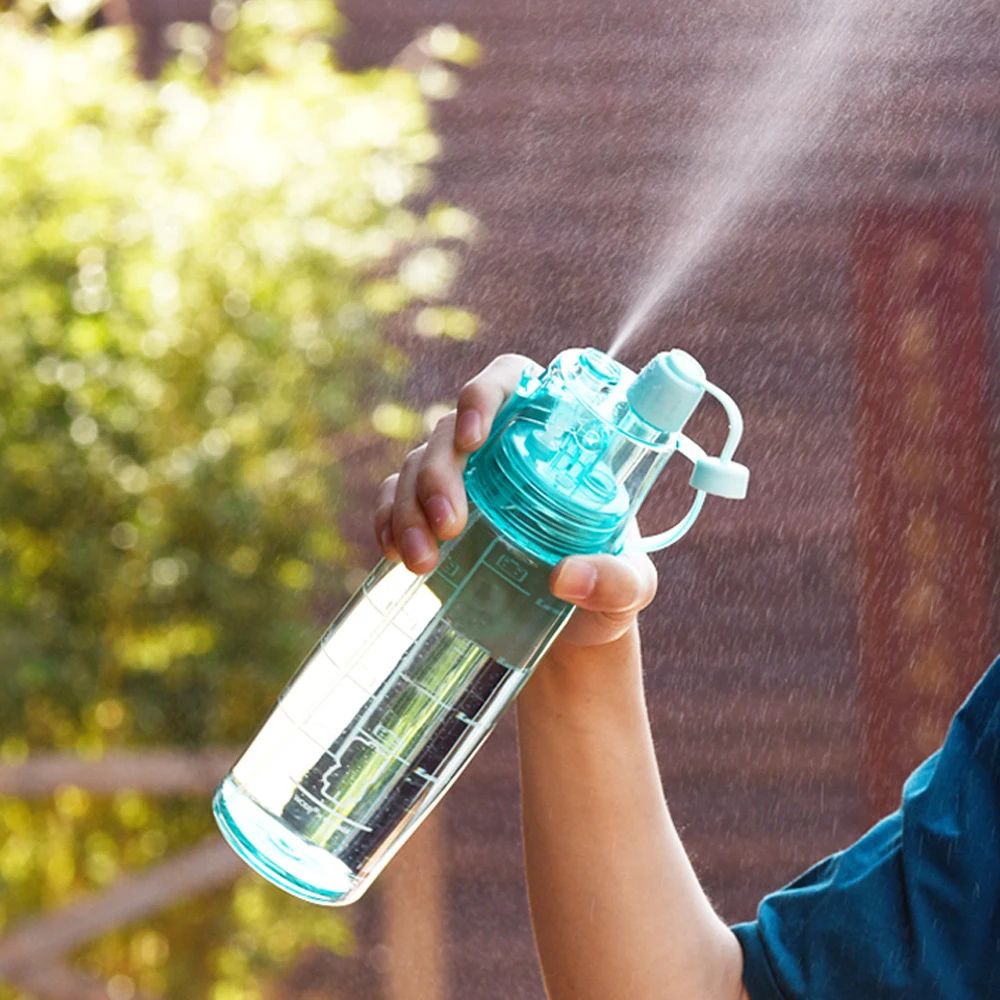 600ML Creative Sport Spray Water Bottle Outdoor Moisturizing Cycling Gym Portable Drinking Bottles Rociar Agua Deportes Gourde
600ML Creative Sport Spray Water Bottle Outdoor Moisturizing Cycling Gym Portable Drinking Bottles Rociar Agua Deportes Gourde