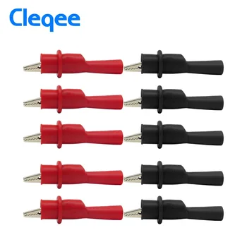 Cleqee P2008 10PCS Insulation Metal Alligator Clips Electric Test Accessories The tail can match the multimeter probe
Cleqee P2008 10PCS Insulation Metal Alligator Clips Electric Test Accessories The tail can match the multimeter probe