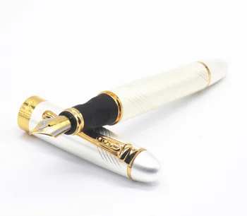 JINHAO X450 Luxurious Spiral Pearl White Business Medium Nib fountain Pens New office Business school writing pen
JINHAO X450 Luxurious Spiral Pearl White Business Medium Nib fountain Pens New office Business school writing pen