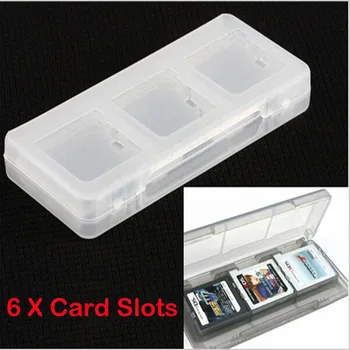 

6in1 Clear Protective Hard Plastic Game Cards Storage Box Case Holder for Nintendo 2DS NDS NDSL NDSI New 3DS LL/XL 3DSXL 3DSLL