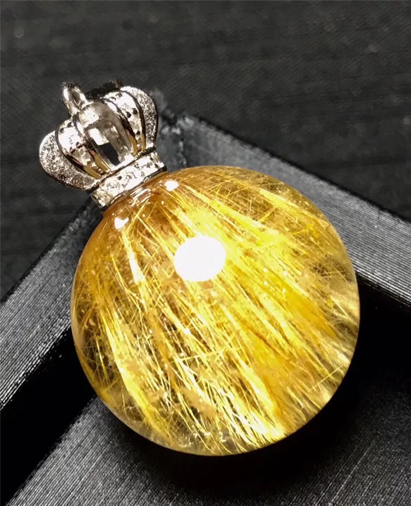 and grade aaaaa metal 925 silver color gold side stone crystal