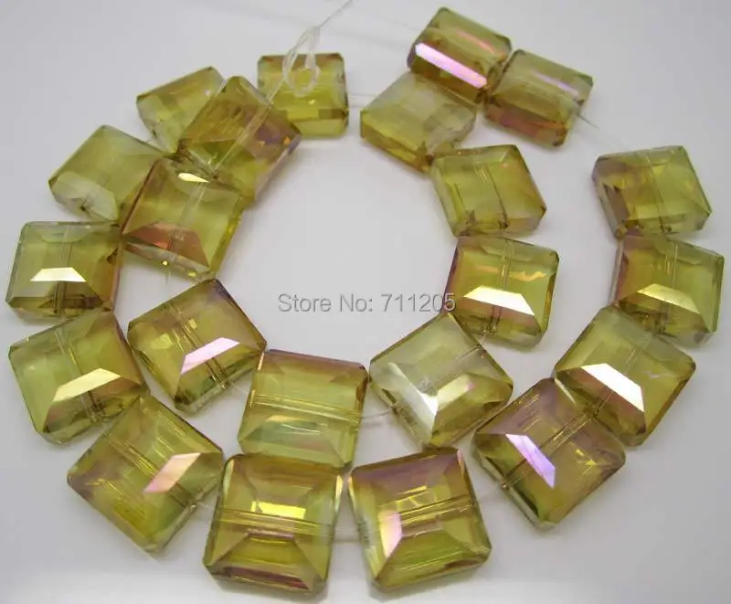 Wholesale 22pcs, 13mm Beautiful Gold Glass Square Loose Beads ,Min.Order $10,provide mixed wholesale for all items !
Wholesale 22pcs, 13mm Beautiful Gold Glass Square Loose Beads ,Min.Order $10,provide mixed wholesale for all items !