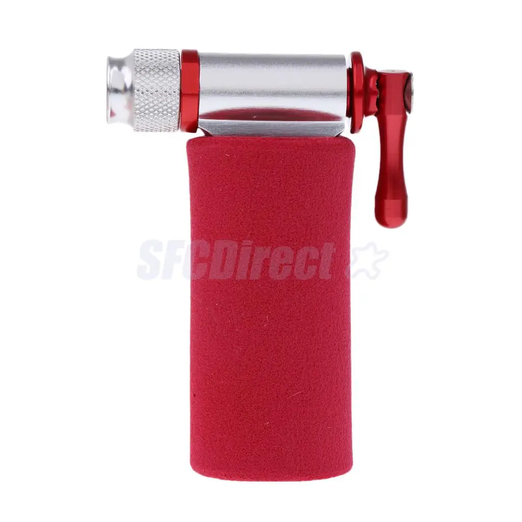 Portable Bicycle Tire CO2 Inflator Mini Pump Valve Mountain Bike Air Pump for Schrader & Presta Balls Inflator
Portable Bicycle Tire CO2 Inflator Mini Pump Valve Mountain Bike Air Pump for Schrader & Presta Balls Inflator