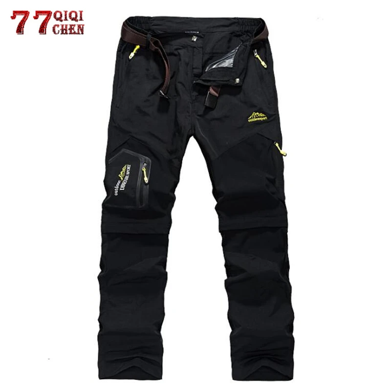 6XL Removable Cargo Pants Men With Zipper Pockets Waterproof Tourism Tactical Trousers Male Elastic Breathable Casual Thin Pants
6XL Removable Cargo Pants Men With Zipper Pockets Waterproof Tourism Tactical Trousers Male Elastic Breathable Casual Thin Pants