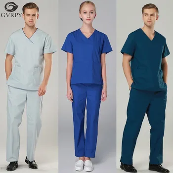 V-neck Short-sleeved Brush Suit Suit Summer Doctor Nurse Medical Uniform Unisex Hospital Dental Clinic Beauty Salon Scrub Set
V-neck Short-sleeved Brush Suit Suit Summer Doctor Nurse Medical Uniform Unisex Hospital Dental Clinic Beauty Salon Scrub Set