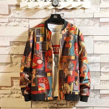 BZBFSKY Two Sides Print Japanese Style Hip Hop Bomber Jacket Men Clothing 2019 Streetwear Plus Asian Size M-5XL
BZBFSKY Two Sides Print Japanese Style Hip Hop Bomber Jacket Men Clothing 2019 Streetwear Plus Asian Size M-5XL