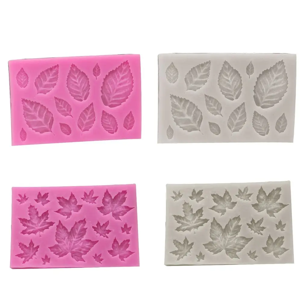 Leaf Fondant Silicone Mold 3D Mini Maple Leaf Rose Shaped Leaves DIY Cake Mold Cupcake Decoration Tool
Leaf Fondant Silicone Mold 3D Mini Maple Leaf Rose Shaped Leaves DIY Cake Mold Cupcake Decoration Tool