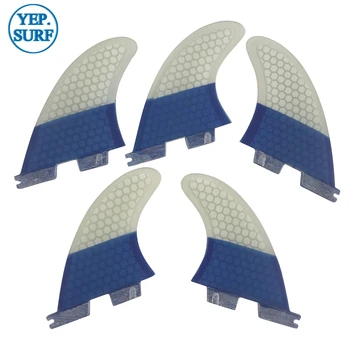 Surfboard fins FCS2 K2.1 FINS Tri-quad fins Surf FCSII Blue and White color Quilhas Honeycomb Fins
Surfboard fins FCS2 K2.1 FINS Tri-quad fins Surf FCSII Blue and White color Quilhas Honeycomb Fins