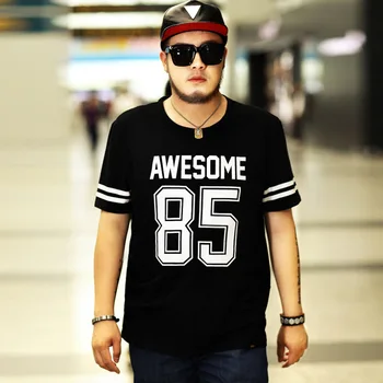 2019 new summer men plus fat plus size Round neck short sleeve half sleeve loose cotton Korean T-shirt Suit for 130kg Size 7XL
2019 new summer men plus fat plus size Round neck short sleeve half sleeve loose cotton Korean T-shirt Suit for 130kg Size 7XL
