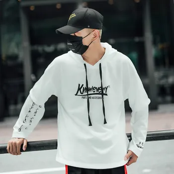 2019 Fashion Letter Printing Hoodie Sweatshirts Men Rapper Hip Hop Hooded Pullover White Black Loose Men Women Plus Size Clothes
2019 Fashion Letter Printing Hoodie Sweatshirts Men Rapper Hip Hop Hooded Pullover White Black Loose Men Women Plus Size Clothes