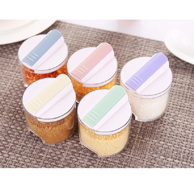 Spices Storage Box Plastic Kitchen Storage Set 5Pcs Transparent Seasoning Jars Kitchen Jars For Spices Pepper Shaker Organizer
Spices Storage Box Plastic Kitchen Storage Set 5Pcs Transparent Seasoning Jars Kitchen Jars For Spices Pepper Shaker Organizer